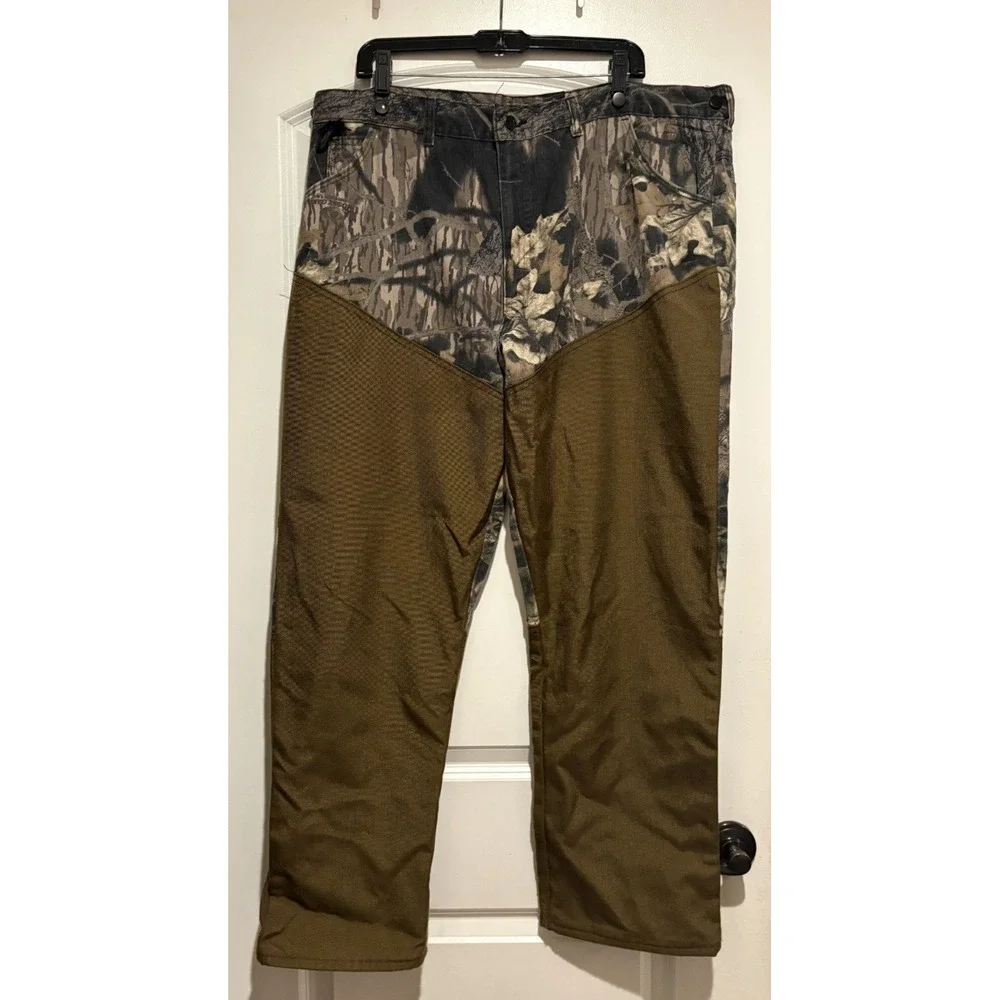 Vintage Wolf Mountain Camo Pants Mens Hunting Wear Size W42 Made in USA